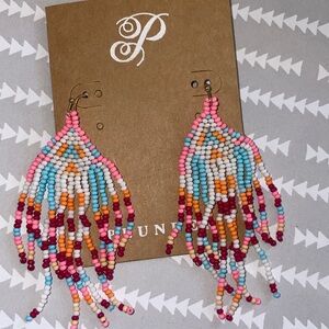 Plunder Multicolor Beaded Earrings